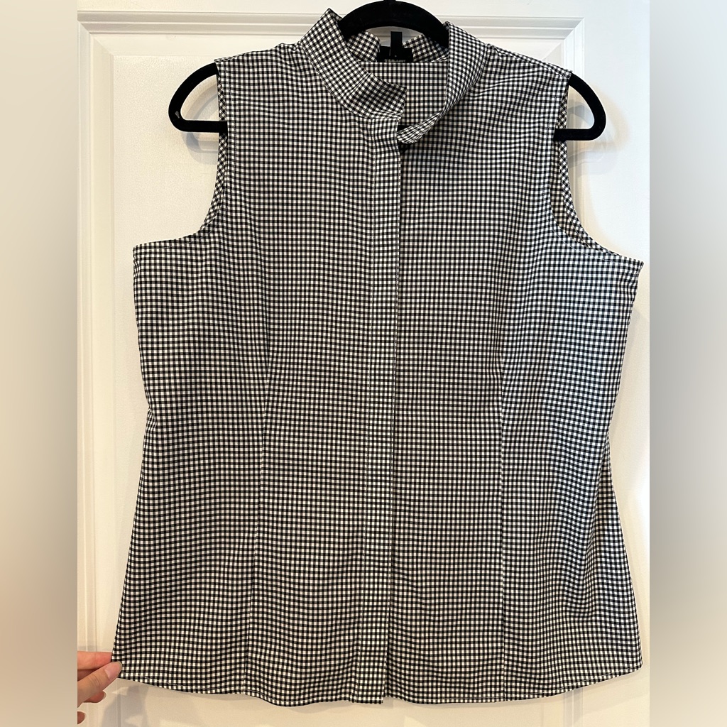 Talbots Plaid Sleeveless Top